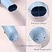 Travel Toothbrush Case Portable Toothbrush Container Holder Plastic Dust-Proof Box for Business Trips Hotel Camping School Daily Use(4 Packs)