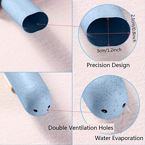 Travel Toothbrush Case Portable Toothbrush Container Holder Plastic Dust-proof Box for Business Trips Hotel Camping School Daily Use(4 Packs) - Thumbnail 5