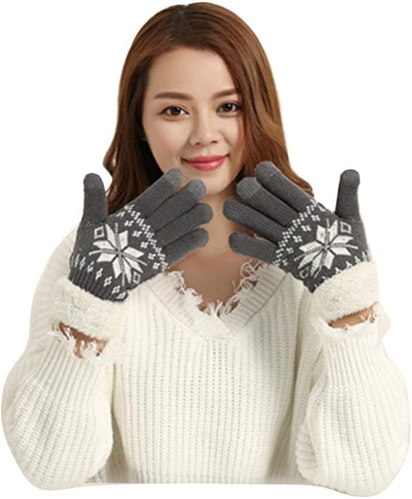 Women'S Gloves Warm Outdoor Thermo Gloves Winter Mittens Glove Young