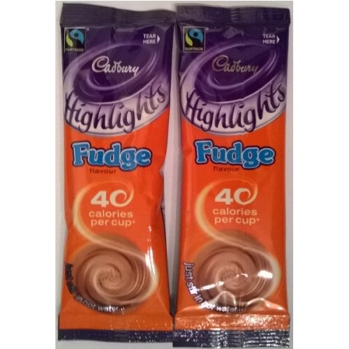 20 Cadbury Highlights Fudge Flavour Instant Hot Chocolate Sachets Buy