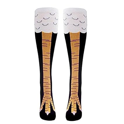 Amazoncom Aihome Crazy Funny Chicken Legs Mid Calf Gift Over The