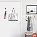 OAK LEAF Adhesive Hooks, 6 PCS Heavy Duty Wood &Stainless Steel Decorative Stick Wall Hooks Clothes Hangers for Home Kitchen Coats Hats Keys Bags