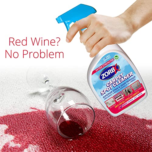 ZORBX Extra Strength Carpet Spot Cleaner and Odor Remover a Carpet