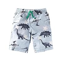 Gotend Dinosaur Athletic Shorts Pants Boys Active Pants,Light Blue(18-24M)