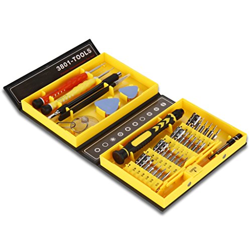Click Here to See More Images 38-in-1 Repair Tool Kit Screwdrivers for iPhone, Samsung Galaxy, Phone, Tablets, Computers, Electronic and Precision Devices, Tool Set with Box
