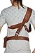 Adult Holster Belt Deluxe Brown PU Shoulder Strap Cosplay Costume Accessory