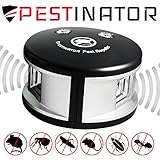 Pestinator 360 degree Ultrasonic Pest Repeller | Indoor Insect and Bug Repellant | Repel Mice, Rats, Roaches, Fleas, Crickets, Ants | Cruelty-Free Plug In | Home, Child, Pet Safe