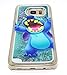 Samsung Galaxy S7 Edge Cute Stitch 3D Liquid Glitter Case, Cartoon Liquid Quicksand Floating Bling Glitter Sparkle Creative Design Hard Plastic Case Cover For Galaxy S7 Edge (Quicksand Glitter Stitch)