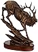 Bronzed Finish Elegant Elk Statue