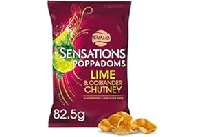 Sensations Lime & Chutney Poppadoms 82.5g 82.5g