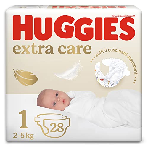 Huggies Baby, 28 Nappies Size 1 (2 – 5 kg)