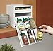 YouCopia Original SpiceStack 18-Bottle Spice Organizer with Universal Drawers, White