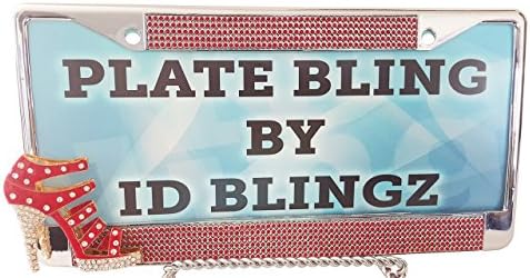 Plate Bling Heels or Nothing License Plate Frame