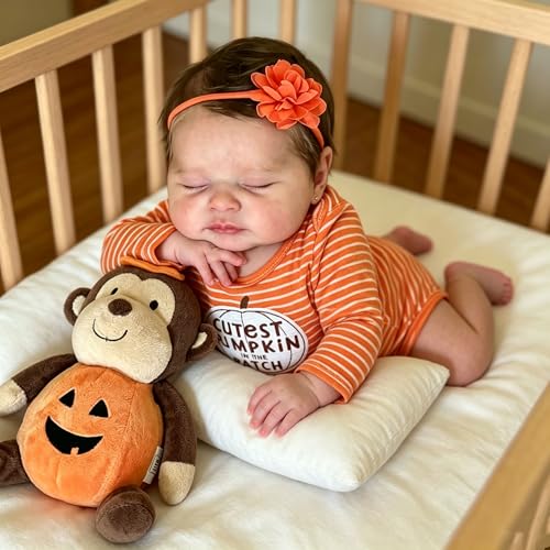 Anano Reborn Toddler Baby Dolls Silicone Full Body Girl 45CM Reborn Babies Silicone Full Body Realistic and Newborn Anatomically Correct with Implanted Hair