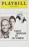 First Monday in October : Playbill for the Anta Theatre, November 1978
