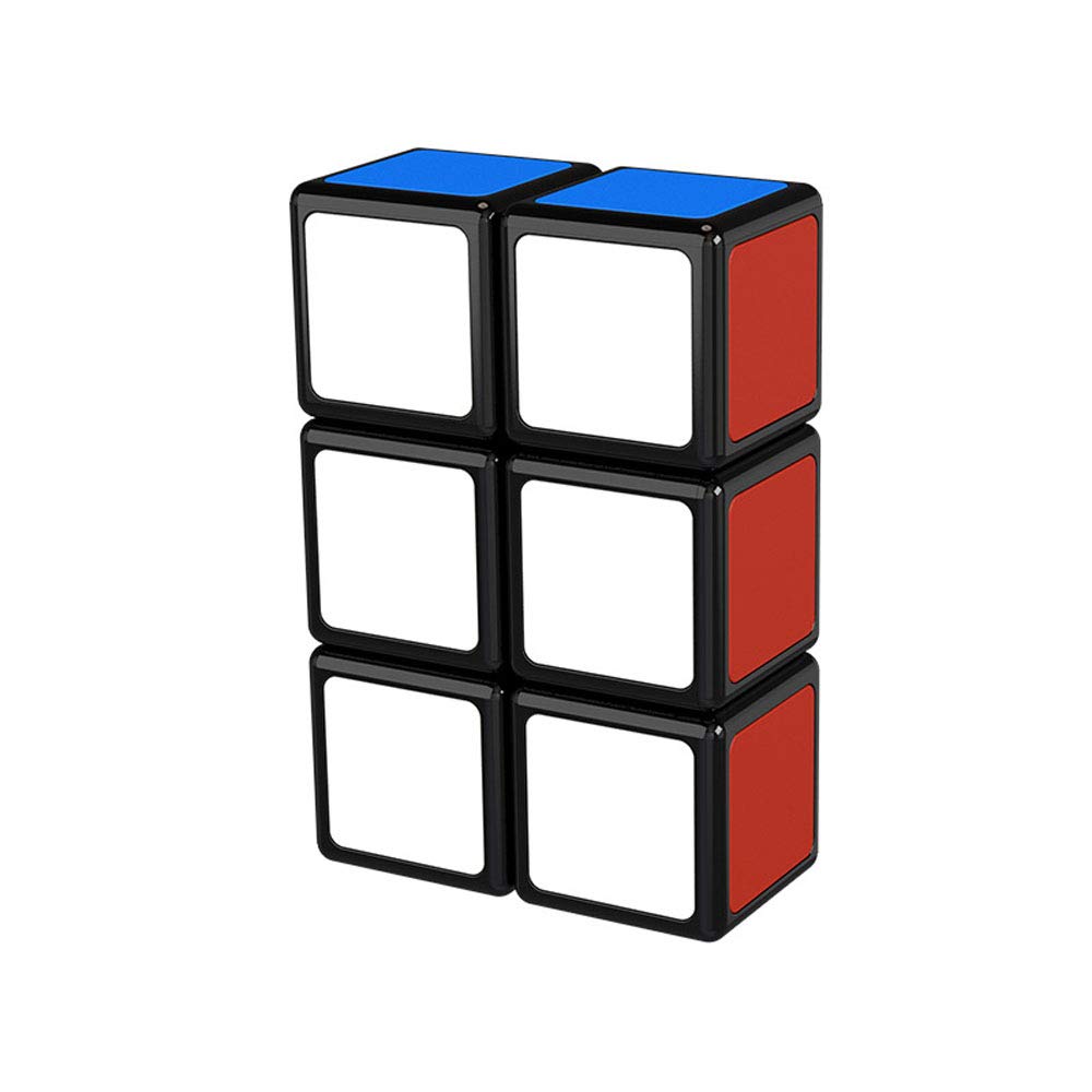 Oostifun MO FANG GE 1x2x3 Cube Puzzle One Layer 1x2x3 Black Puzzle Smooth Turning Cube Toy for beginner (Black)