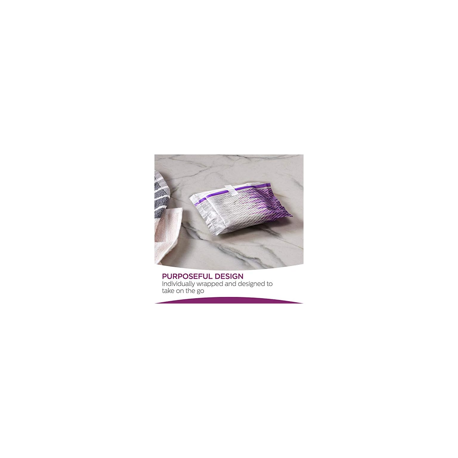 Poise Active Collection Incontinence Pads with Wings, Maximum