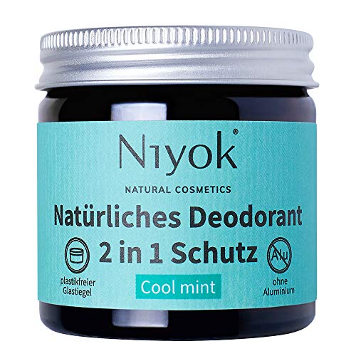 Niyok® 2 in 1 Deo ohne Aluminium Antitranspirant Deocreme ...