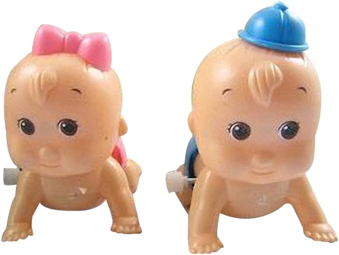 Amazon Remeehi ゼンマイ仕掛けのおもちゃ 這う赤ん坊 ベビー 子供玩具 赤ちゃん 幼児のおもちゃ ホビー