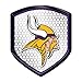 NFL Minnesota Vikings Team Shield Automobile Reflector