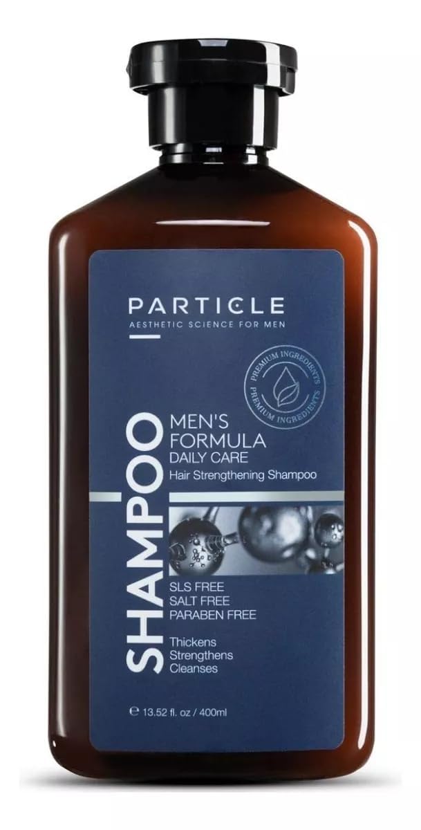 Particle Men’s Shampoo – Hair Growth & Thickening Formula for Stronger, Healthier Hair (13.52 oz) – Sulfate & Paraben Free