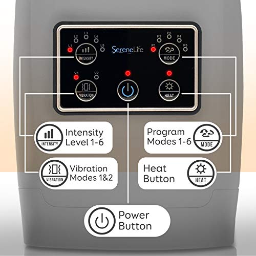 SereneLife Electric Compression Hand Massager Electric Acupressure Palm Hand Massager w/ Air
