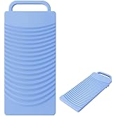 JapanBargain, Japanese Plastic Washboard Portable Laundry Board for Kids Training, Travel and Camping, 13"x6", Made in Japan, 1-Pack