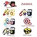 ZAHIUS Airpods Silicone Case Cool Cover Compatible for Apple Airpods 1&2 [Marvel Series][Designed for Kids Girl and Boys] (Captain America)