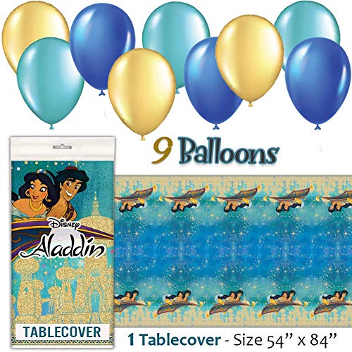 4 Aladdin+Party+Supplies+Tablecloth+Decorative