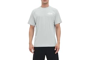 Riverruns Men's Rash Guard Swim Shirt Short Sleeve Quick Dry UPF 50+ Sun Protection Fishing T-Shirt