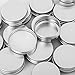 Aluminum Tins, Cadamada 35 Set 2 Oz Food Tins Aluminum Storage Cans Screw Top Round Steel tins Cans with Screw Lid Screw Lid Containers