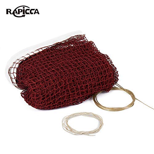 RAPICCA Badminton Net for Indoor or Outdoor Sports Backyard Schoolyard Pool Beach Replacement Net for Tournament or Championships (20 FT x 2.5 FT) Poles Not Included