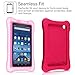 Fintie Shock Proof Case for Amazon Fire (Previous 5th Generation, 2015 7 inch) - Ultra Light Weight Shock Proof Kids Friendly Cover, Magenta
