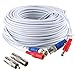 ANNKE (1) 100FT Video Power Cable, CCTV Security Camera BNC RCA Extension Cable (White)