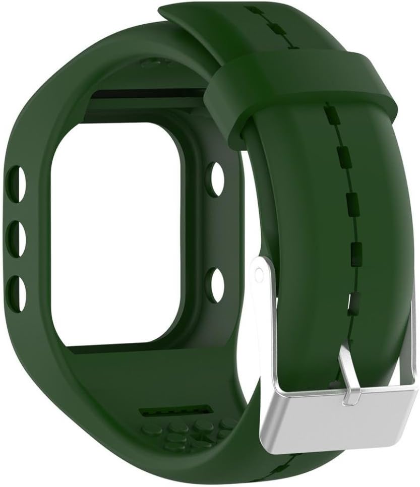 Hunpta Soft Silicone Rubber Replacement Watch Strap for Polar A300 Fitness Watch