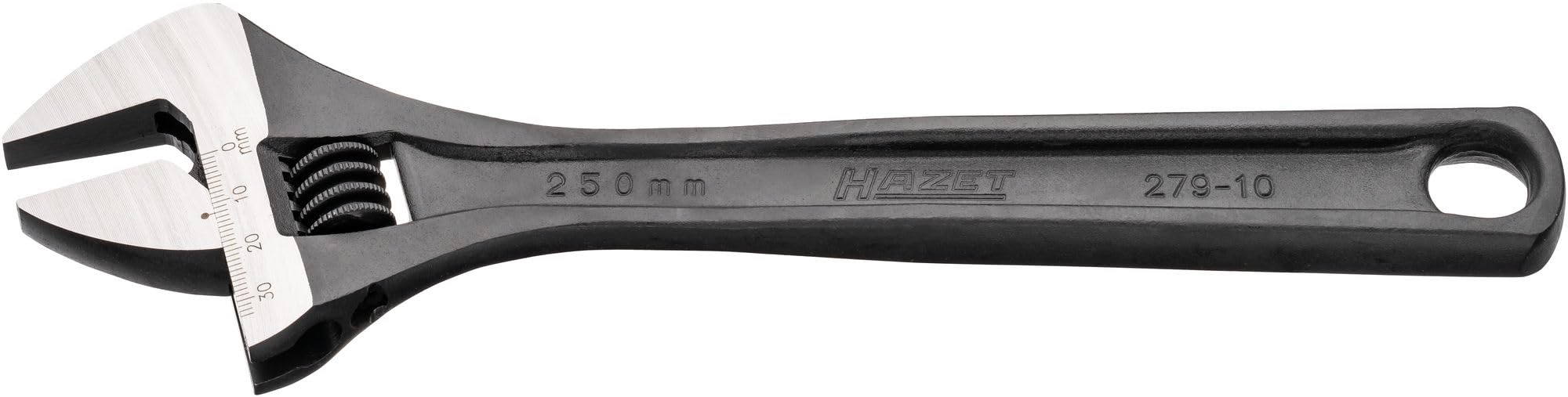 HAZET 279-10 255 mm Hexagon Profile Adjustable Open-End Wrench - Phosphatised