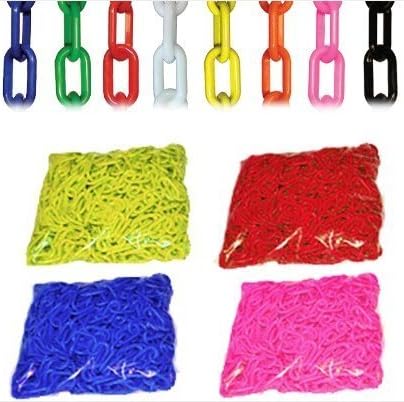 Equicross White Plastic Chain 1.5 Inch (6mm) 50 Feet