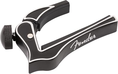 Fender Dragon Capo for 6 String Guitars Black Adjustable Dur aluminum
