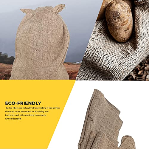 SGT KNOTS Burlap Bag Large Potato Sack Race Bags Reusable