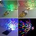 OSIRCAI 2Pack LED Car USB Atmosphere Light,USB Disco Ball Party Mushroom Light Mini Portable Strobe Lights with Adapter