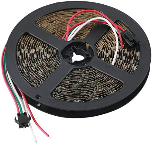 Ws2812B 5M 5050 SMD Digital 300 Led Strip Light Addressable Color Dc5V for Christmas Decoration - Black