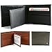 Alpine Swiss Mens RFID Blocking Leather Multi-Card High Capacity Bifold Wallet