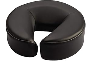 Therapist’s Choice Universal Headrest Face Cushion Face Pillow for Massage Table and Massage Chair (Black), 13 x 13 x 4 Inch