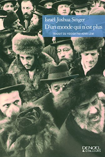 D'un monde qui n'est plus by (Paperback)
