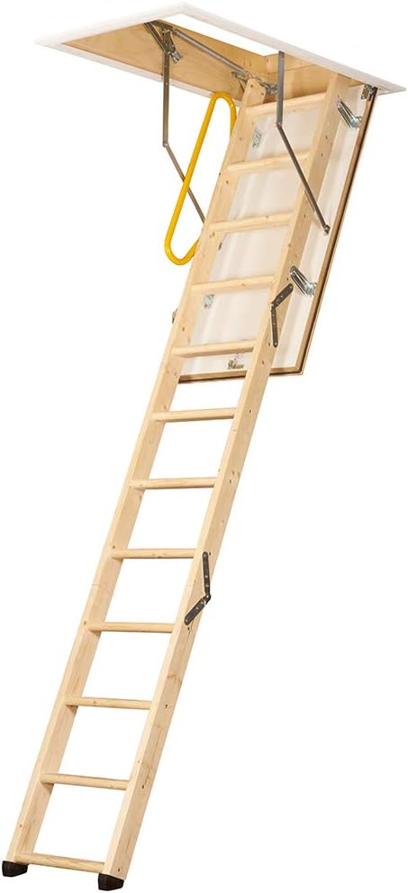 TB Davies 1530-005 EnviroFold 3-section Wooden Loft Ladder with Hatch, 33mm Insulation, 1.11 W/m2oC