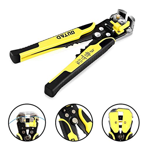 OUTAD Wire Strippers, Self-Adjusting Insulation Stripper Wire, For AWG 10-24, Automatic Wire Stripping Tool Cutting Pliers Tool, 1 Piece - Thumbnail 4
