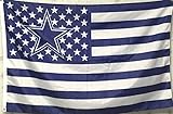 Dallas Cowboys With US Stripe Star Flag (3ftx5ft)