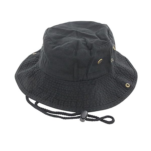 BlackUS-SellerCotton-Hat-Boonie-Bucket-Cap-Summer-Men-Women