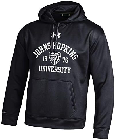 Johns Hopkins University Men's Athletic Fleece Hood Sweatshirt Hoodie