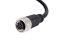 M12 4 Pins Female Connector Cable, Waterproof IP67